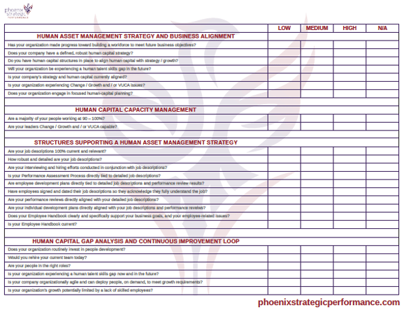 Human Capital Checklist Image
